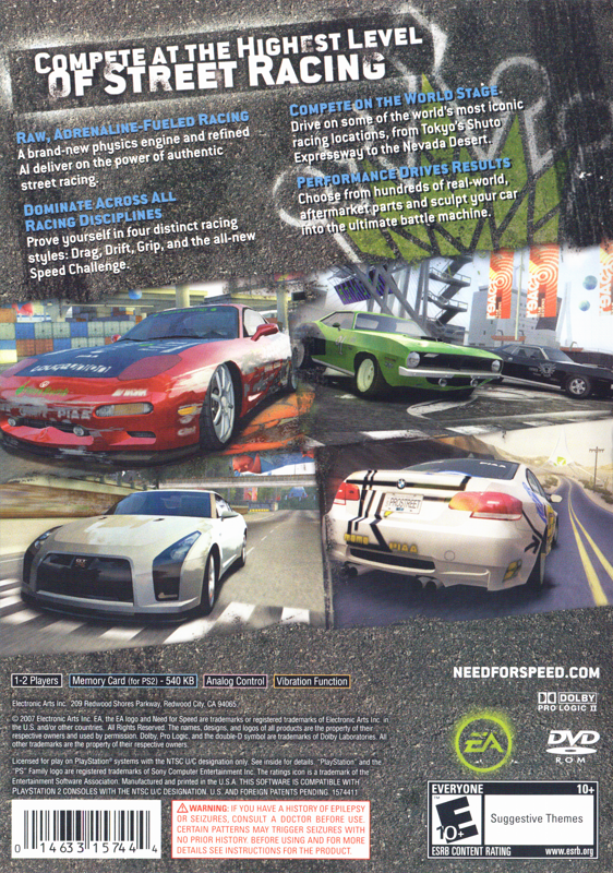 Need for Speed: ProStreet - PlayStation 2