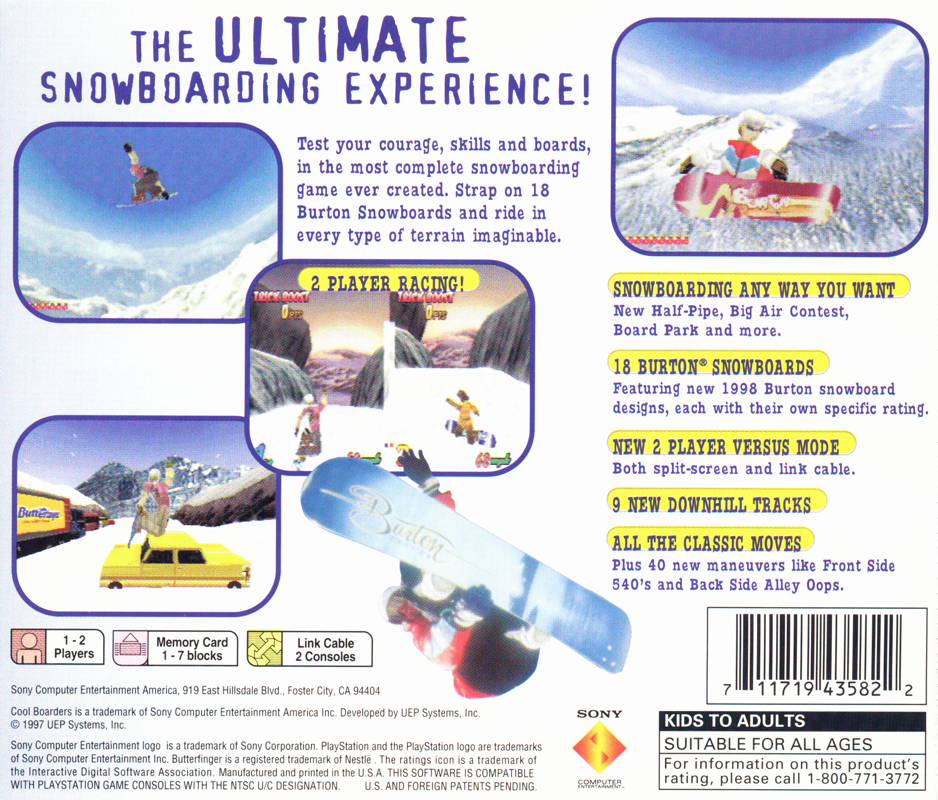 Cool Boarders 2 - PlayStation