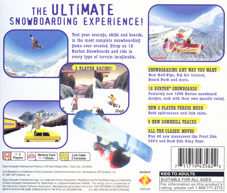 Cool Boarders 2 - PlayStation