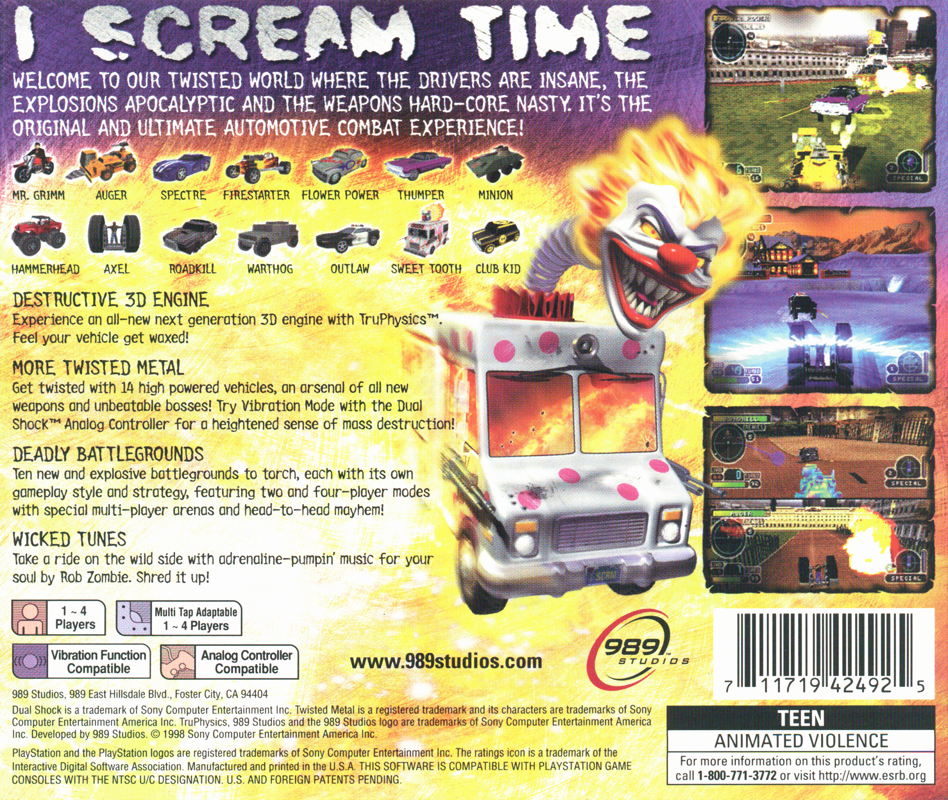 Twisted Metal III - PlayStation