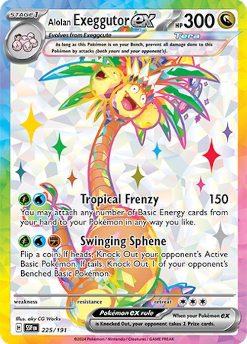 Alolan Exeggutor ex - 225/191 (225/191) [SV08: Surging Sparks]