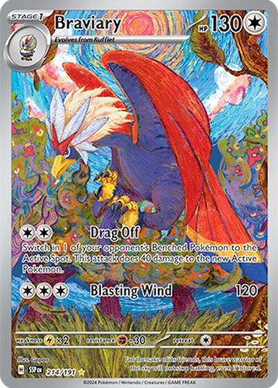 Braviary - 214/191 (214/191) [SV08: Surging Sparks]