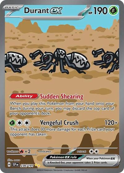 Durant ex - 236/191 (236/191) [SV08: Surging Sparks]