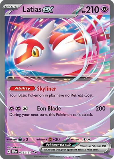 076 191 pokemon card Latias ex