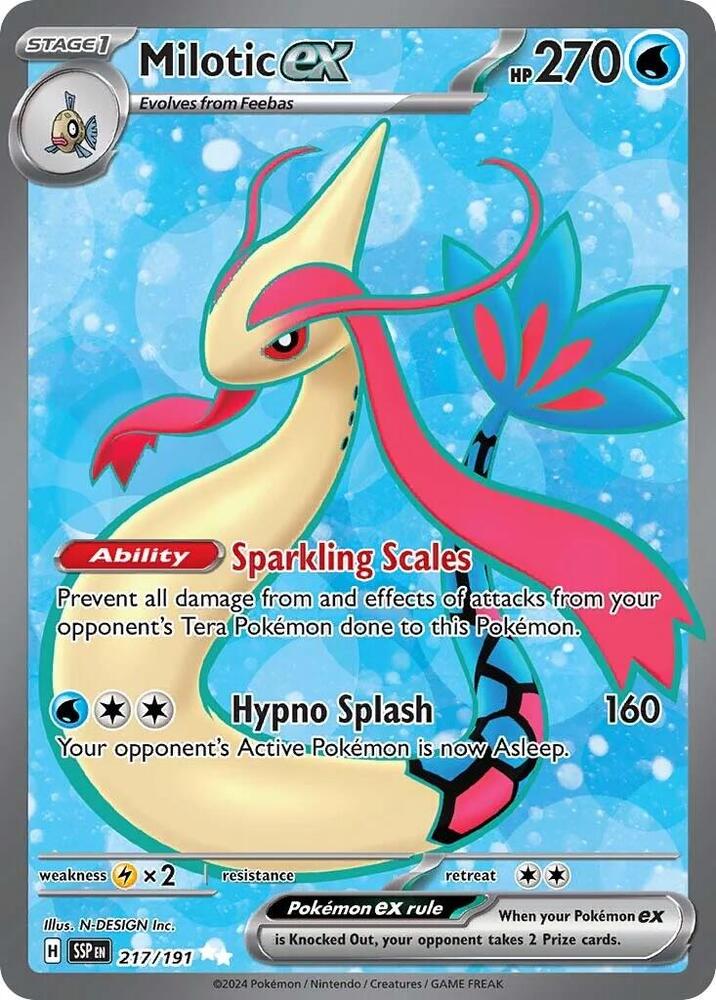Milotic ex - 217/191 (217/191) [SV08: Surging Sparks]