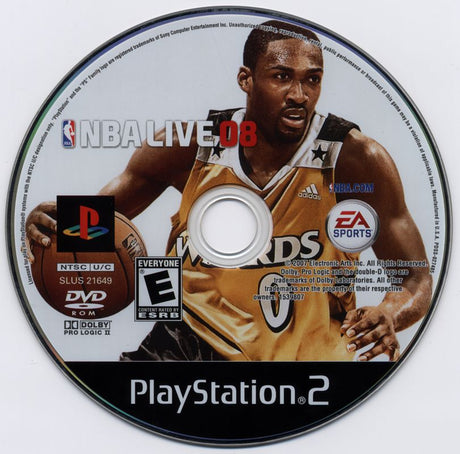 NBA Live 08 - PlayStation 2