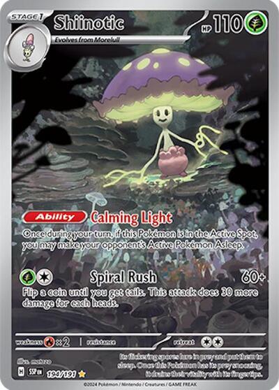 Shiinotic - 194/191 (194/191) [SV08: Surging Sparks]