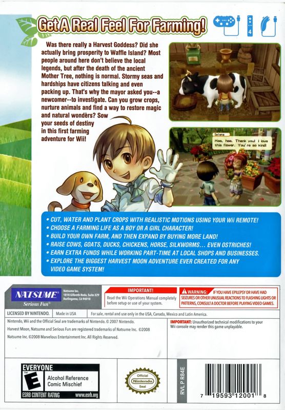 Harvest Moon: Tree of Tranquility - Wii