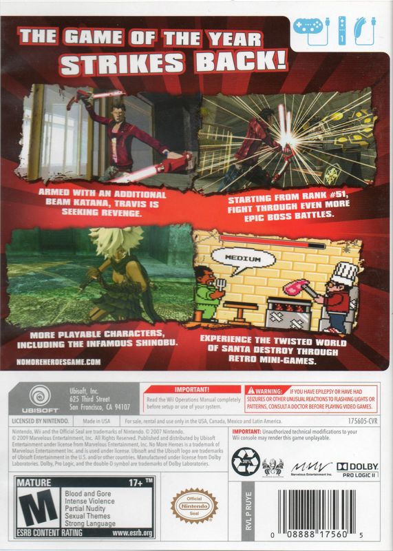 No More Heroes 2: Desperate Struggle - Wii