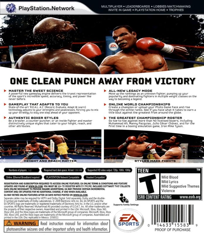 Fight Night Round 4 - PlayStation 3