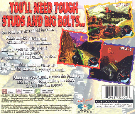 TNN Motor Sports Hardcore 4x4 - PlayStation
