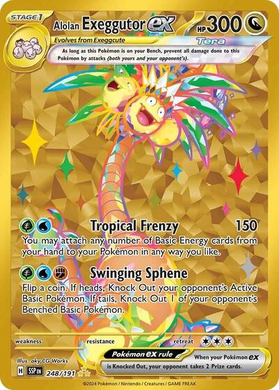 Alolan Exeggutor ex - 248/191 (248/191) [SV08: Surging Sparks]