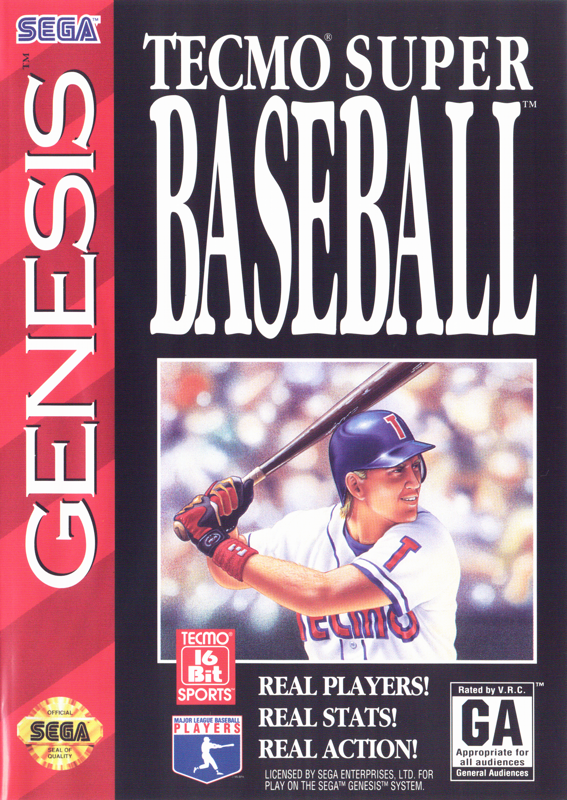 Tecmo Super Baseball - SEGA Genesis