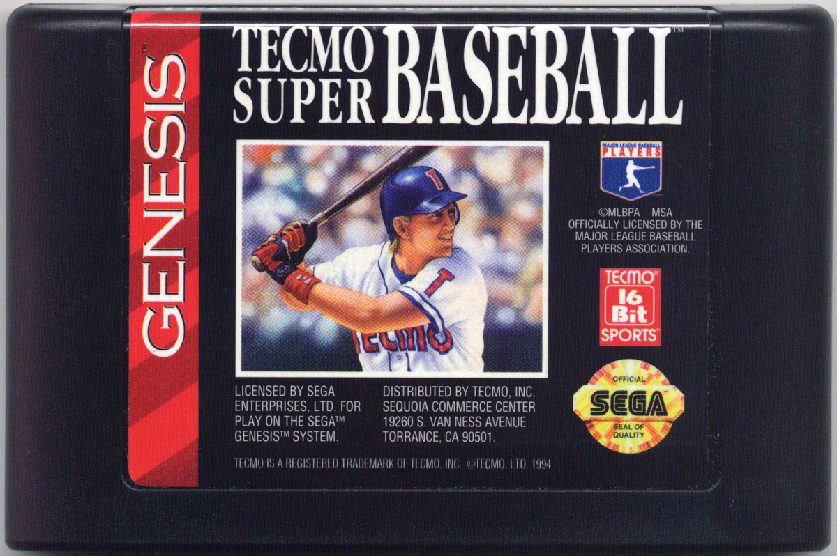 Tecmo Super Baseball - SEGA Genesis