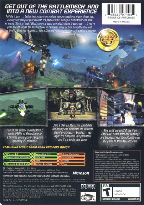 MechAssault 2: Lone Wolf - Xbox