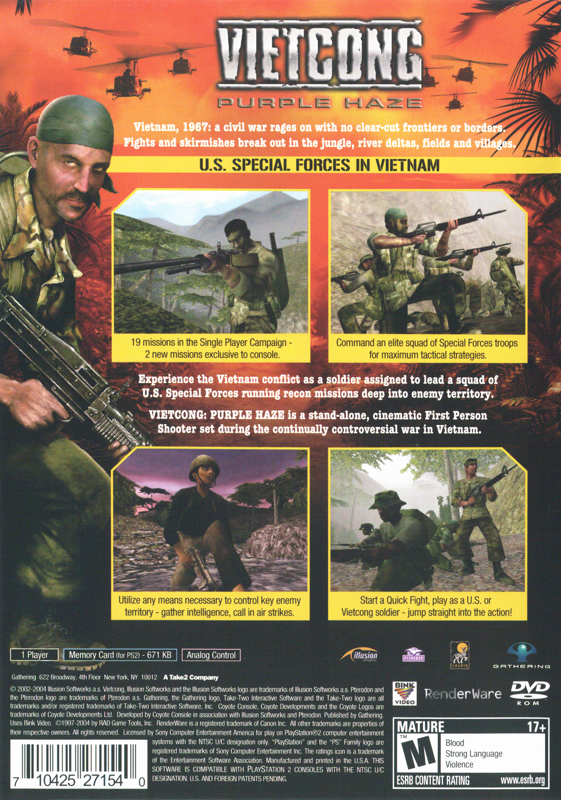 Vietcong: Purple Haze - PlayStation 2