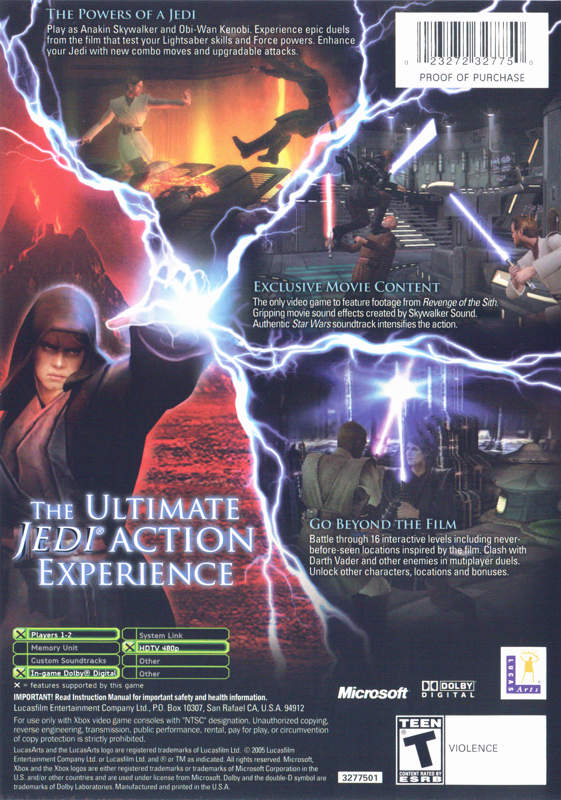 Star Wars: Episode III - Revenge of the Sith - Xbox