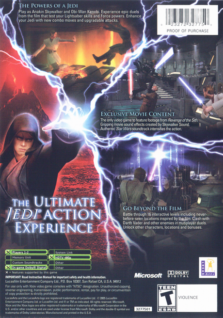 Star Wars: Episode III - Revenge of the Sith - Xbox
