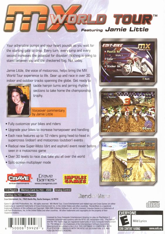 MX World Tour - PlayStation 2