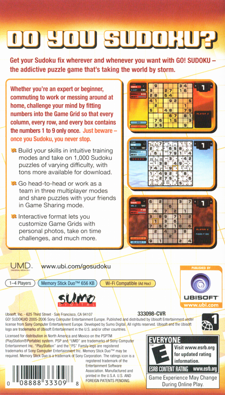 Go Sudoku  - PSP