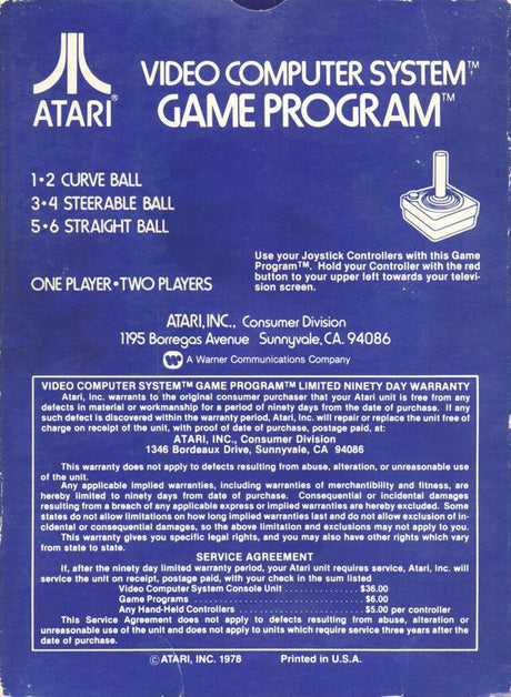 Bowling - Atari 2600