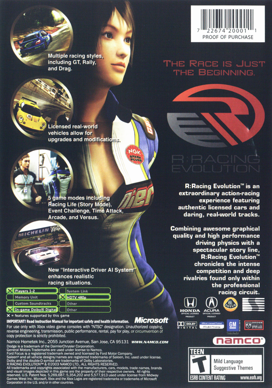 R: Racing Evolution - Xbox