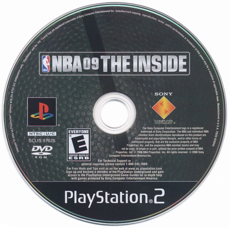 NBA 09: The Inside - PlayStation 2