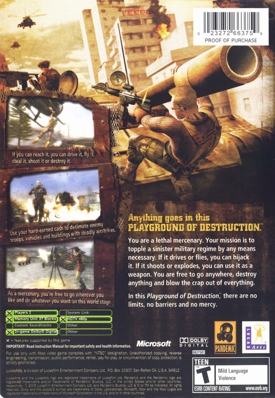Mercenaries: Playground of Destruction - PlayStation 2