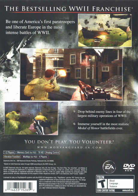 Medal of Honor: Vanguard - PlayStation 2