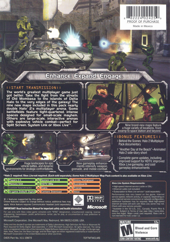 Halo 2: Multiplayer Map Pack - Xbox