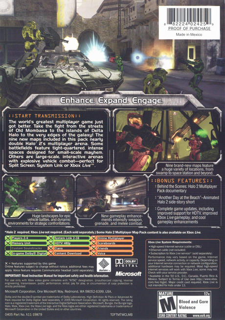 Halo 2: Multiplayer Map Pack - Xbox