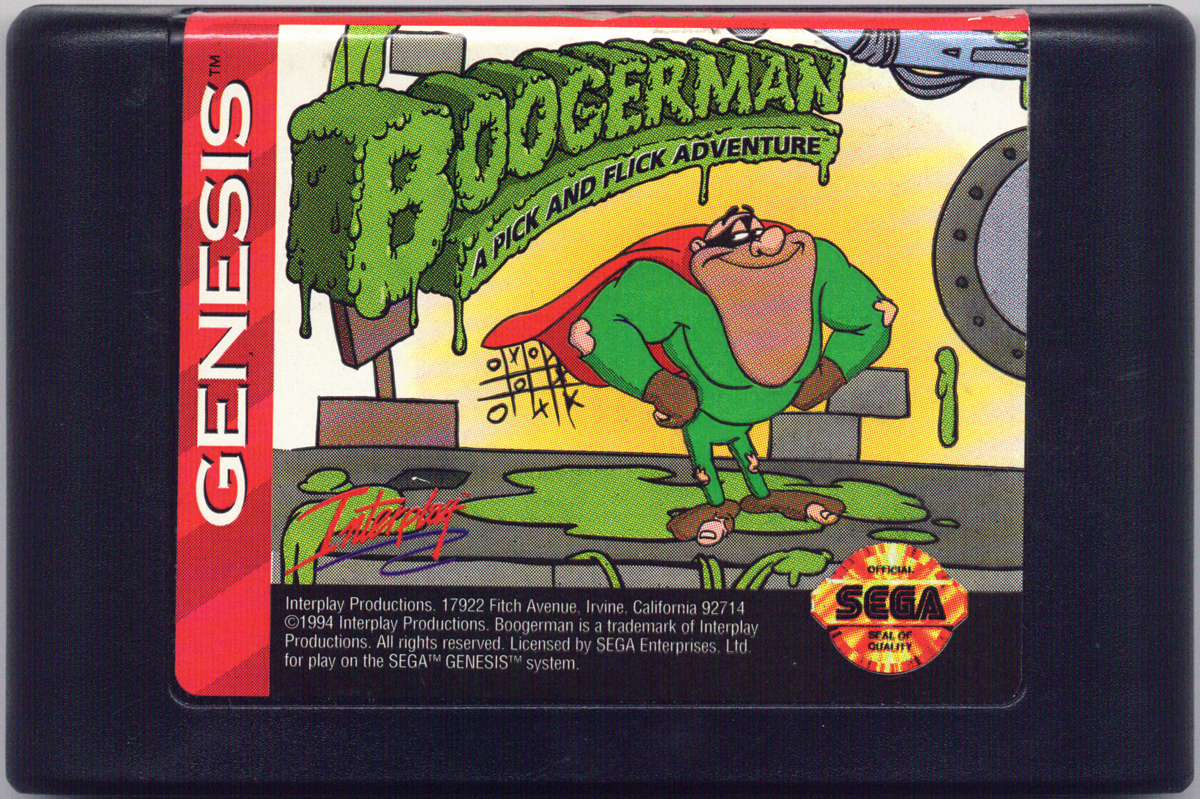 Boogerman: A Pick and Flick Adventure - SEGA Genesis