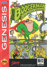 Boogerman: A Pick and Flick Adventure - SEGA Genesis