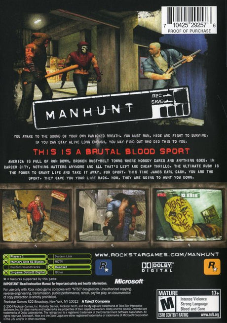Manhunt - Xbox