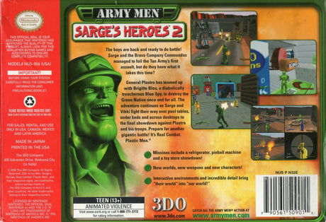 Army Men: Sarge's Heroes 2 - Nintendo 64