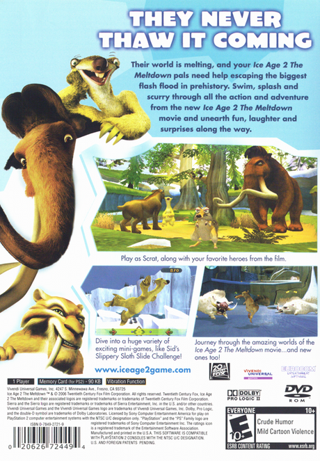 Ice Age 2: The Meltdown - PlayStation 2