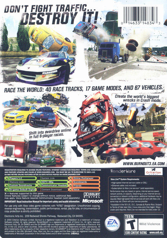 Burnout 3: Takedown - Xbox