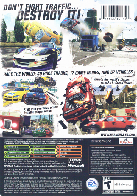 Burnout 3: Takedown - Xbox