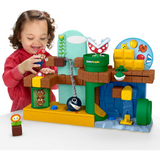 Fisher-Price Little People Toddler Toy My Mario Mario's Adventure Playset with Figure