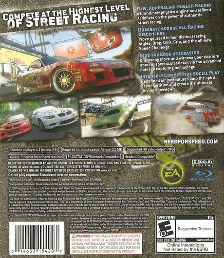 Need for Speed: ProStreet - PlayStation 3