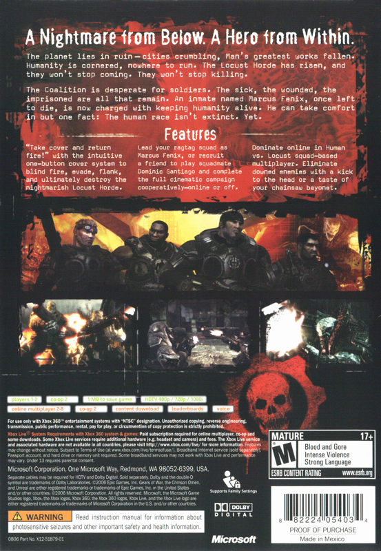 Gears of War - Xbox 360