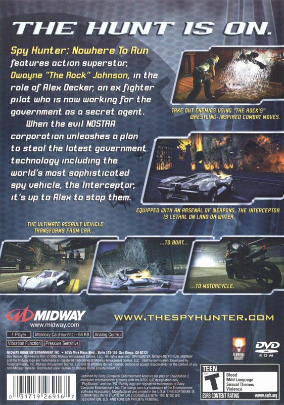Spy Hunter: Nowhere to Run - PlayStation 2