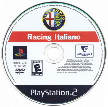 Alfa Romeo Racing Italiano - PlayStation 2