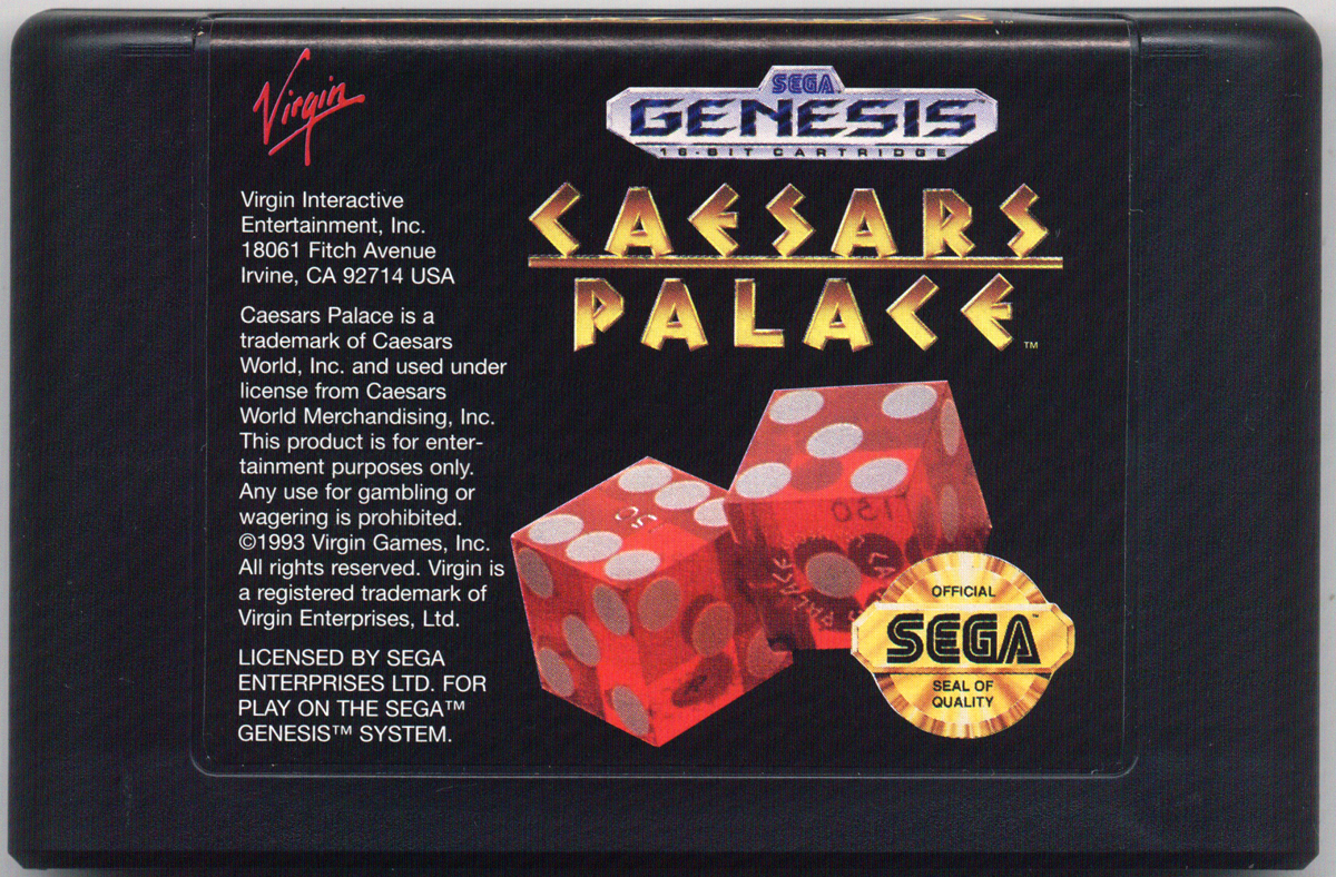 Caesars Palace - SEGA Genesis