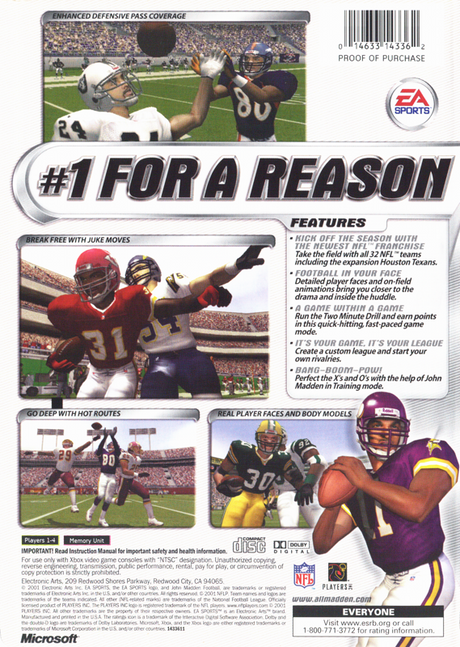 Madden NFL 2002 - Xbox