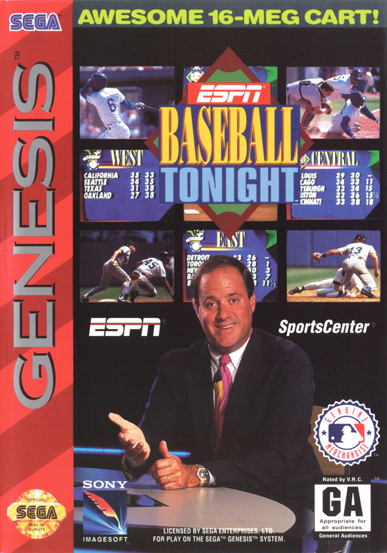 ESPN Baseball Tonight - SEGA Genesis