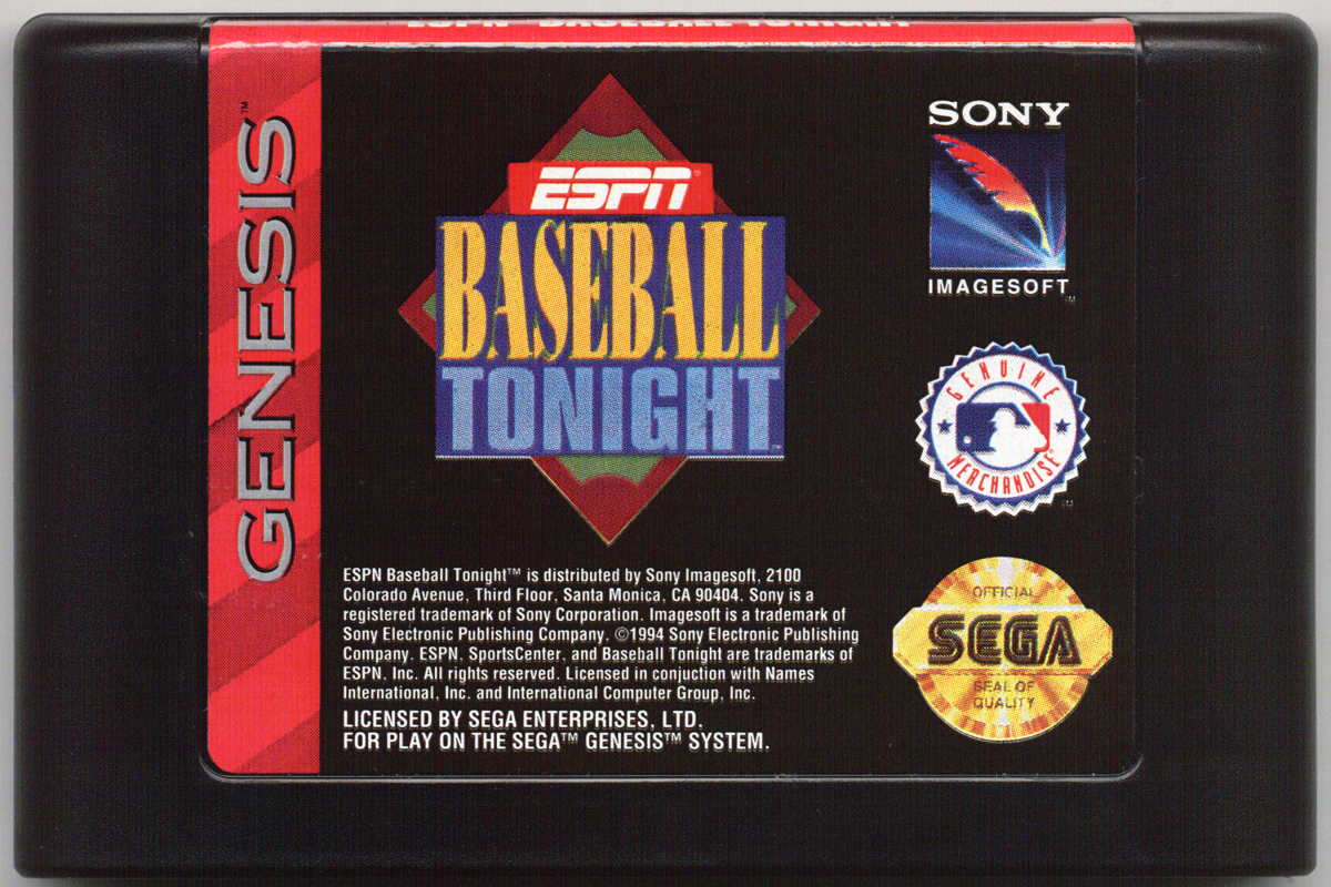 ESPN Baseball Tonight - SEGA Genesis