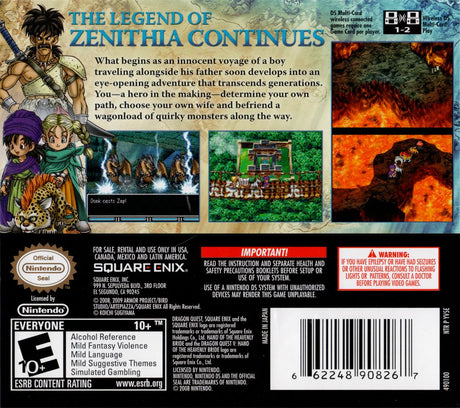 Dragon Quest V: Hand of the Heavenly Bride - Nintendo DS