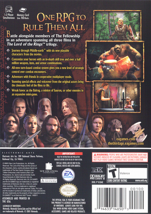 Lord of the Rings: The Third Age - GameCube