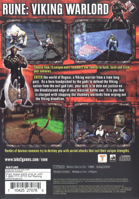 Rune: Viking Warlord - PlayStation 2